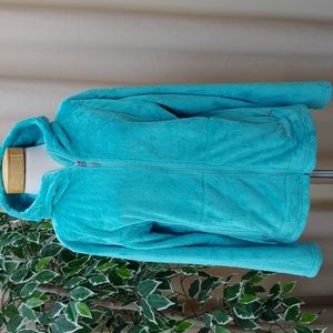 Marmot Womens Cinchilla Zip Hooded Jacket Turquoise As XL